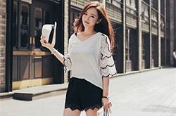 蕾絲褲搭配什么上衣 六招教你穿出清新女神范兒