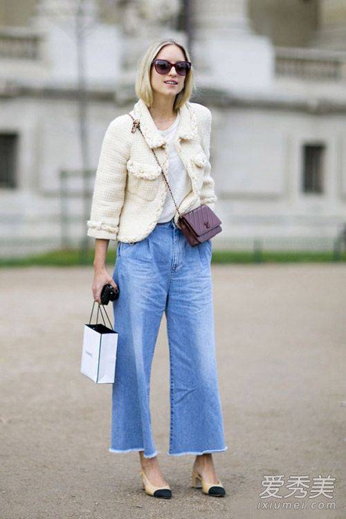 早春闊腿褲穿搭 闊腿褲應(yīng)該這樣穿