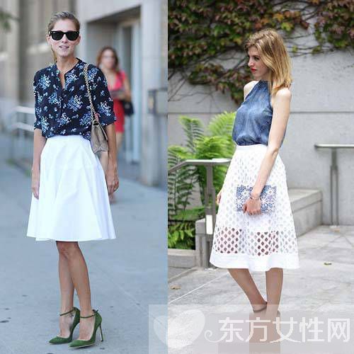 夏季半身長(zhǎng)裙怎么搭配好看 時(shí)尚變修長(zhǎng)瞬間女神范