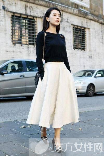 時(shí)尚傘裙怎么搭配 5款搭配教你搭出復(fù)古赫本風(fēng)