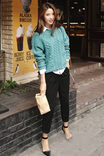 秋季毛衣復(fù)古風(fēng)搭配 這么穿你也是時(shí)尚達(dá)人