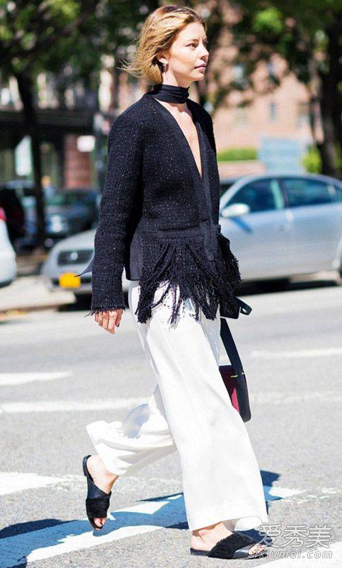 早春闊腿褲穿搭 闊腿褲應(yīng)該這樣穿