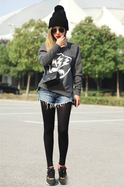 小個(gè)子女生秋裝搭配 混搭風(fēng)格隨心所欲