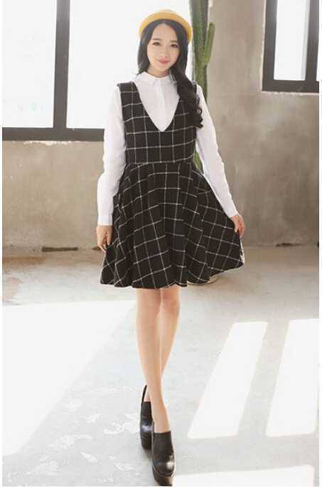 英倫風(fēng)格子裙最佳搭配 讓你美到?jīng)]朋友