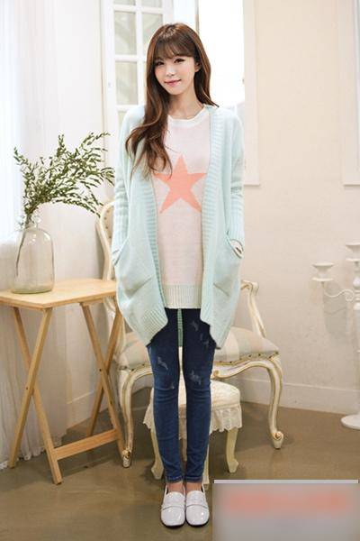 韓版長款毛衣搭配 這個(gè)季節(jié)就該怎么穿