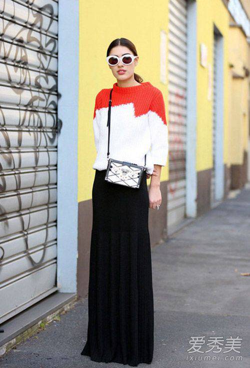 早春最佳CP穿搭 毛衣配裙子就是這么美