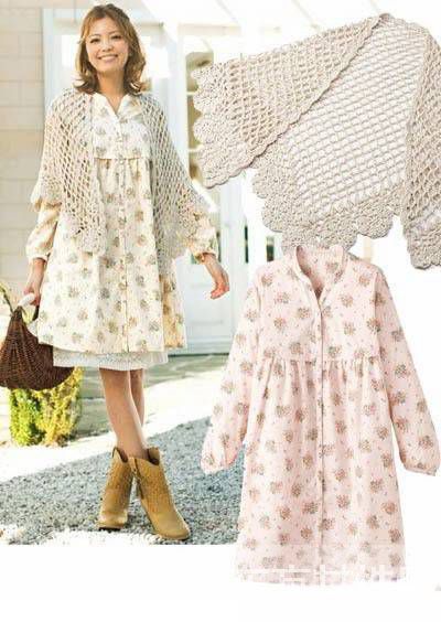 女生碎花連衣裙搭配 混搭感既時(shí)尚又知性