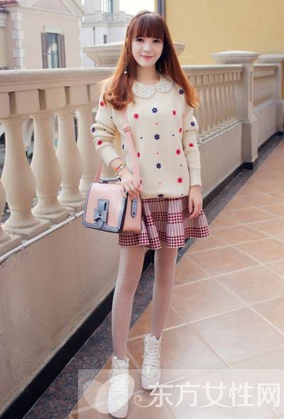 韓版寬松毛衣搭配法 搭對(duì)了顯瘦身材隨便show