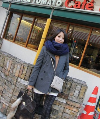 韓式毛線圍巾系法 冬季出行即時尚又溫暖