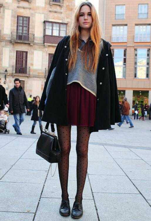 歐美街拍英倫風(fēng)搭配 紐約街頭的最美風(fēng)景