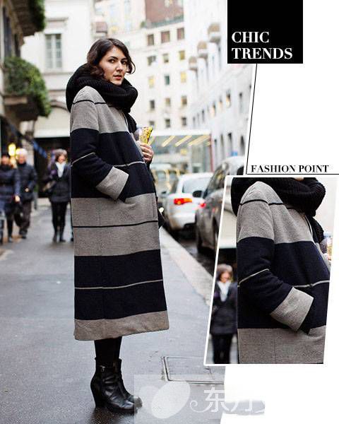 純色羊毛大衣時尚搭配技巧 款款都是明星范兒