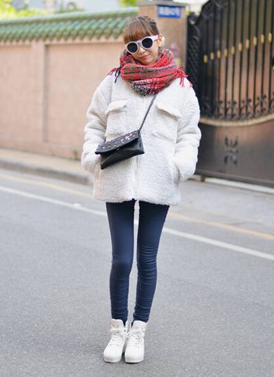 韓版棉衣外套搭配技巧 冬日里的最潮搭配