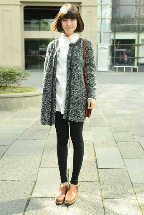 初春怎么能少了開衫毛衣 這樣穿才夠時尚