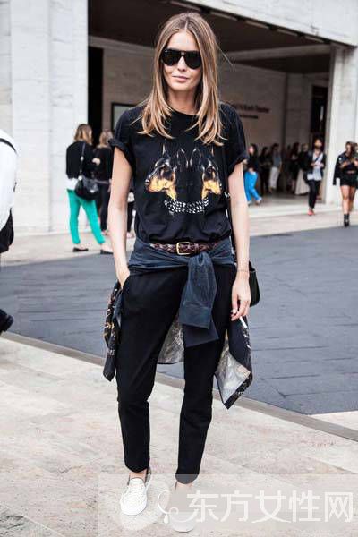 女士t恤衫怎么搭配好看 最潮的穿法都在這里啦