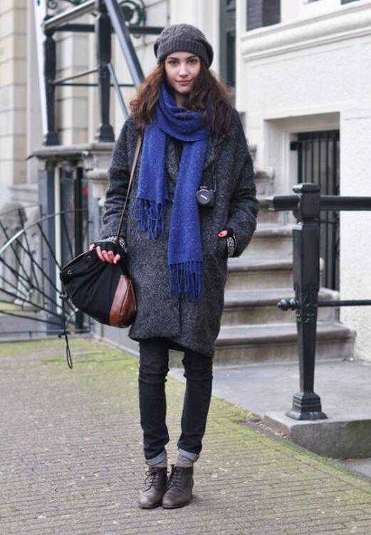 歐美街拍英倫風(fēng)搭配 紐約街頭的最美風(fēng)景