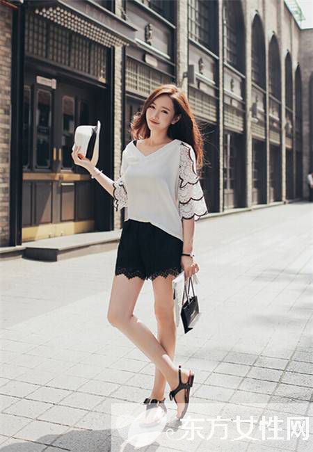 蕾絲褲搭配什么上衣 六招教你穿出清新女神范兒