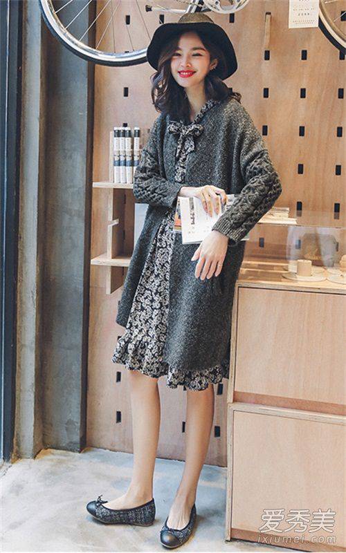 2016早春時(shí)尚街拍 毛衣外套怎么穿怎么美