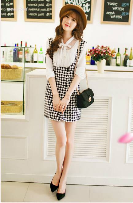 夏季英倫風(fēng)裙子搭配 5款搭配清新減齡風(fēng)