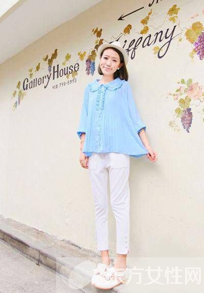 湖水藍色服裝穿搭術(shù) 散發(fā)與眾不同的時髦感