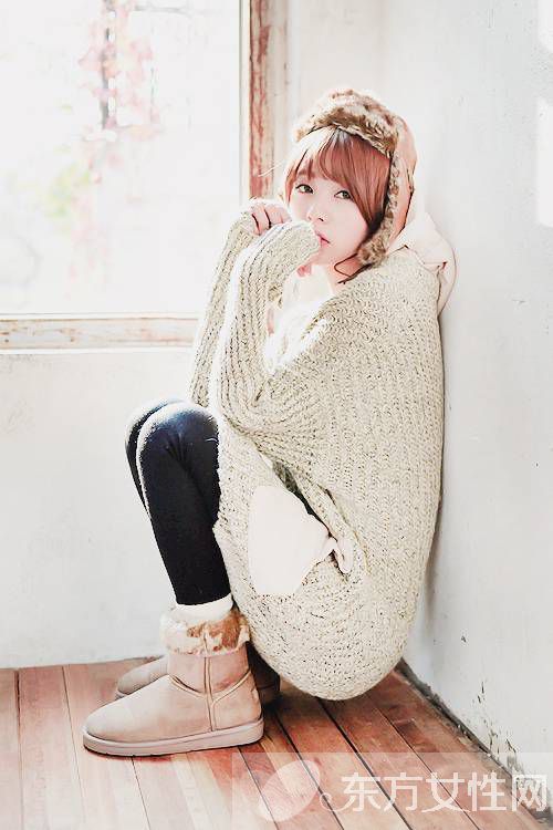 韓版長款針織開衫搭配 搭對了秒變韓系萌妹