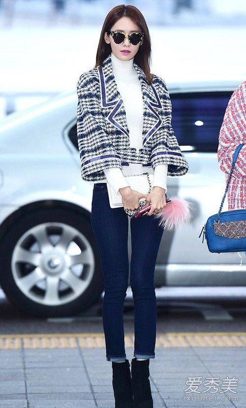 少女時(shí)代春裝街拍 林允兒早春粉嫩登場(chǎng)