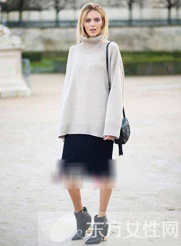 韓版毛衣搭配半身裙 搭配起來居然可以這么美