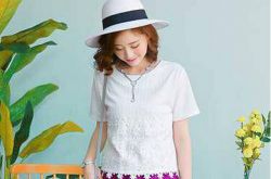 白色短袖t恤搭配圖片示范 就要這個(gè)味