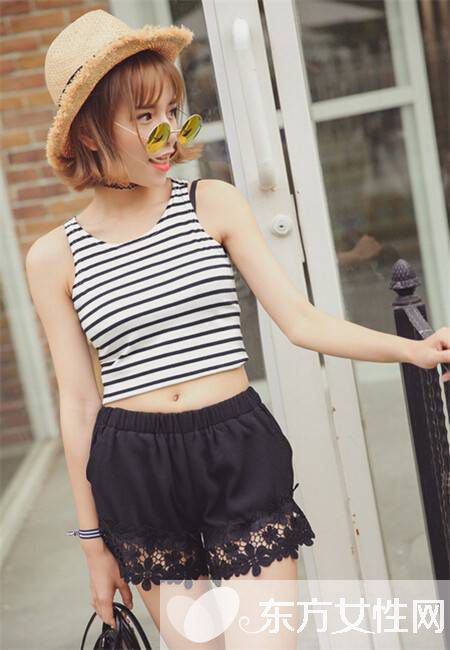 蕾絲褲搭配什么上衣 六招教你穿出清新女神范兒