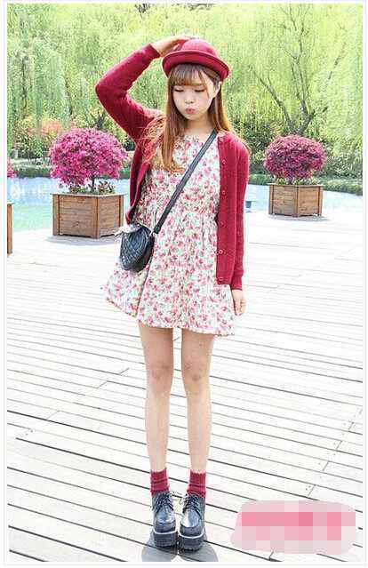 印花連衣裙搭配推薦 秒變甜美小女人