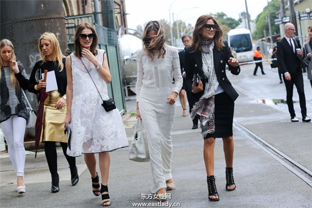 2014年澳大利亞悉尼時裝周看時尚達人街拍秀