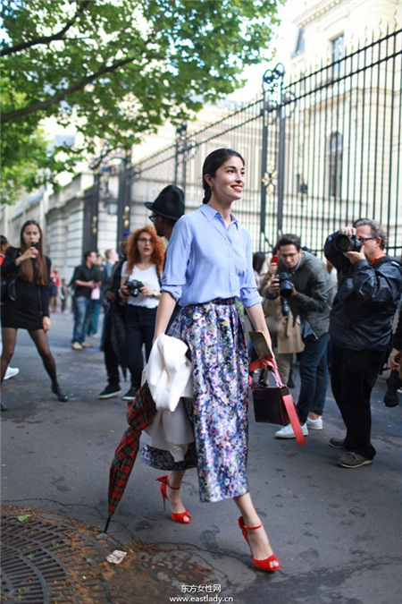 巴黎高定時裝周2014年秋冬街拍集錦