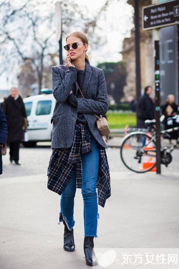 歐美街拍達(dá)人教你百變造型 一雙短靴隨便凹