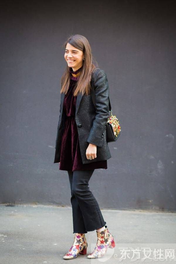 歐美街拍達(dá)人教你百變造型 一雙短靴隨便凹