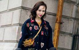 唐嫣最新春季街拍 私服搭配品味更贊