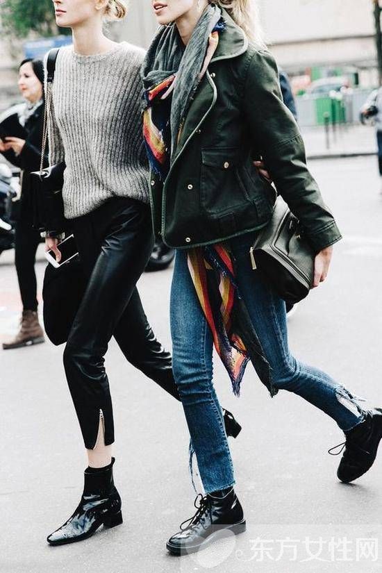 冬季粗跟短靴怎么搭 從他們身上學(xué)點(diǎn)搭配靈感