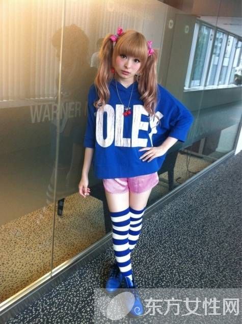 日本大學女生街拍秀 時尚造型惹人愛