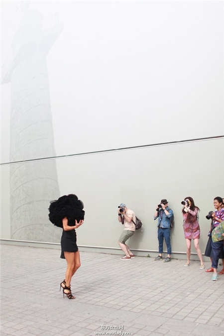 巴黎高定時(shí)裝周2014年秋冬街拍集錦