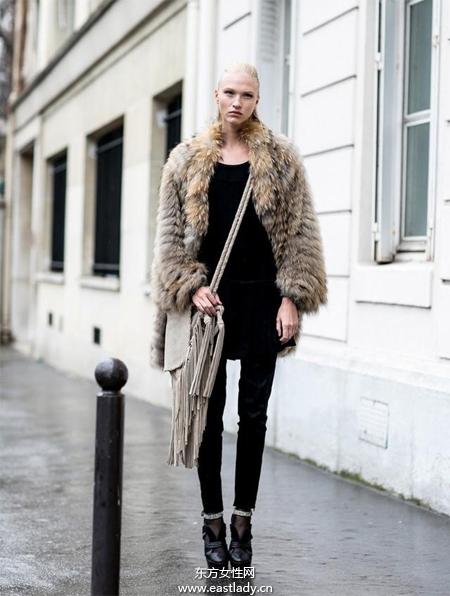 2014巴黎高定時(shí)裝周歐美達(dá)人街拍秀