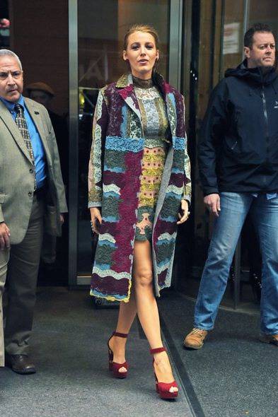 是時(shí)候轉(zhuǎn)季 Blake Lively的10個(gè)秋冬時(shí)尚穿搭