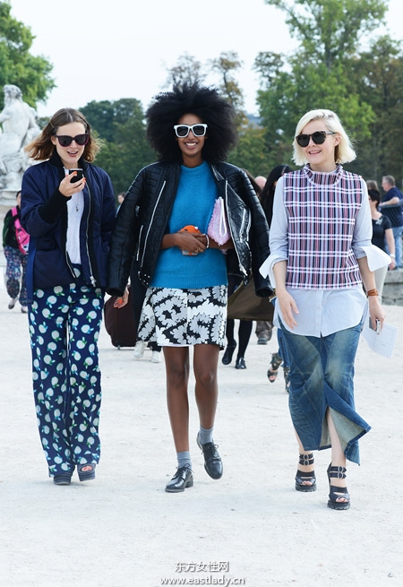 2014春夏巴黎時裝周街拍集錦