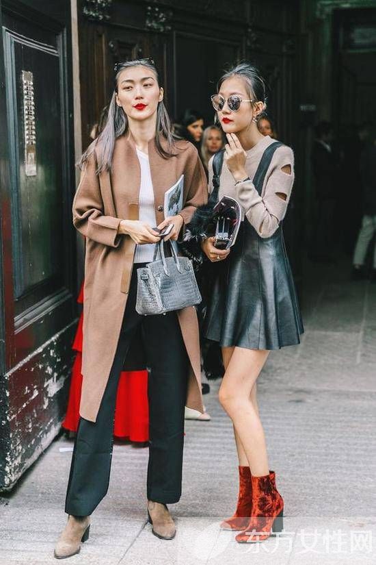 冬季粗跟短靴怎么搭 從他們身上學(xué)點(diǎn)搭配靈感