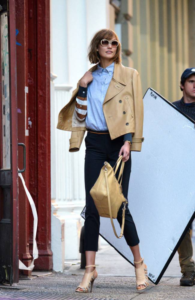 歐美名模街拍穿搭 時(shí)尚潮流簡(jiǎn)約風(fēng)