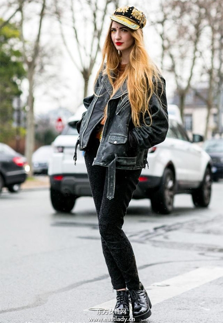 2014巴黎高定時裝周歐美達(dá)人街拍秀