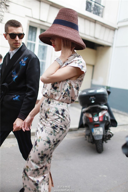 巴黎高定時(shí)裝周2014年秋冬街拍集錦