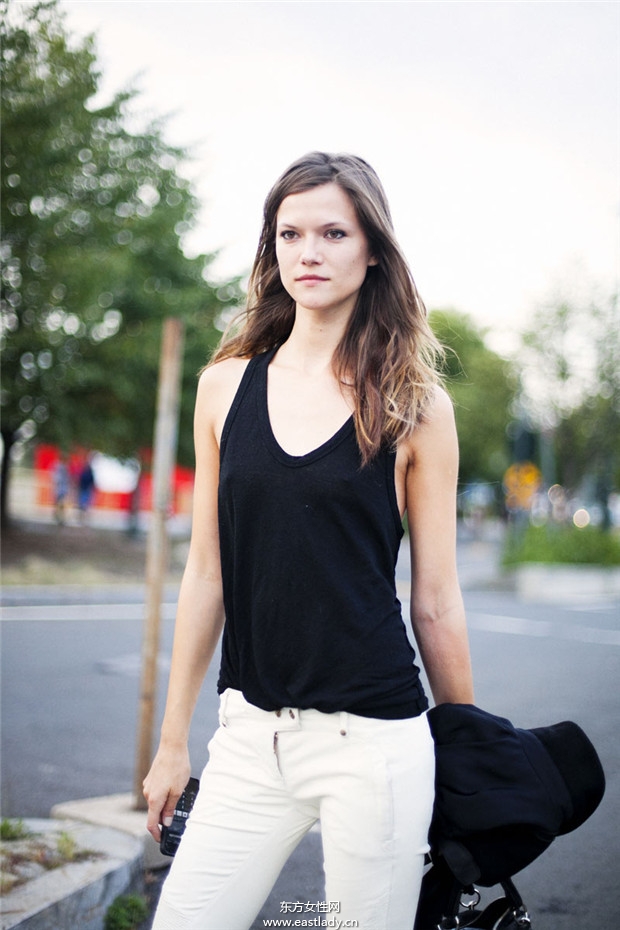 紐約時裝周明星模特們街拍圖