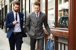 倫敦春夏時裝周場外街拍 英倫風西裝很是吸睛帥氣