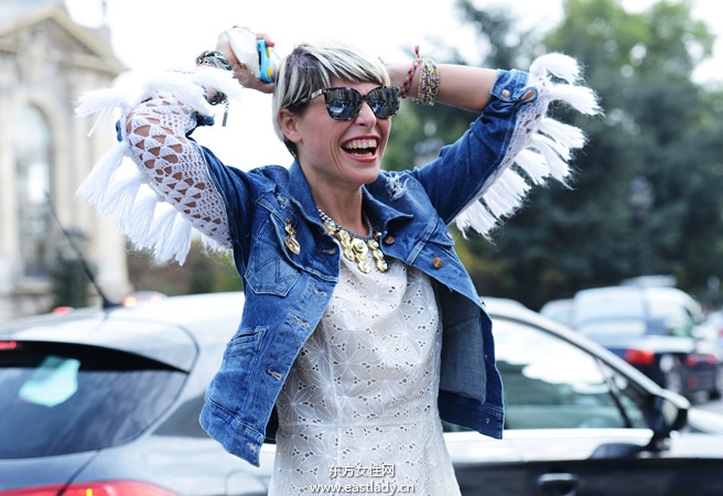 2014春夏巴黎時裝周街拍集錦