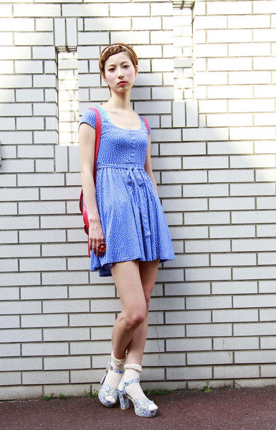 八月日本街拍 MM最愛裙裝