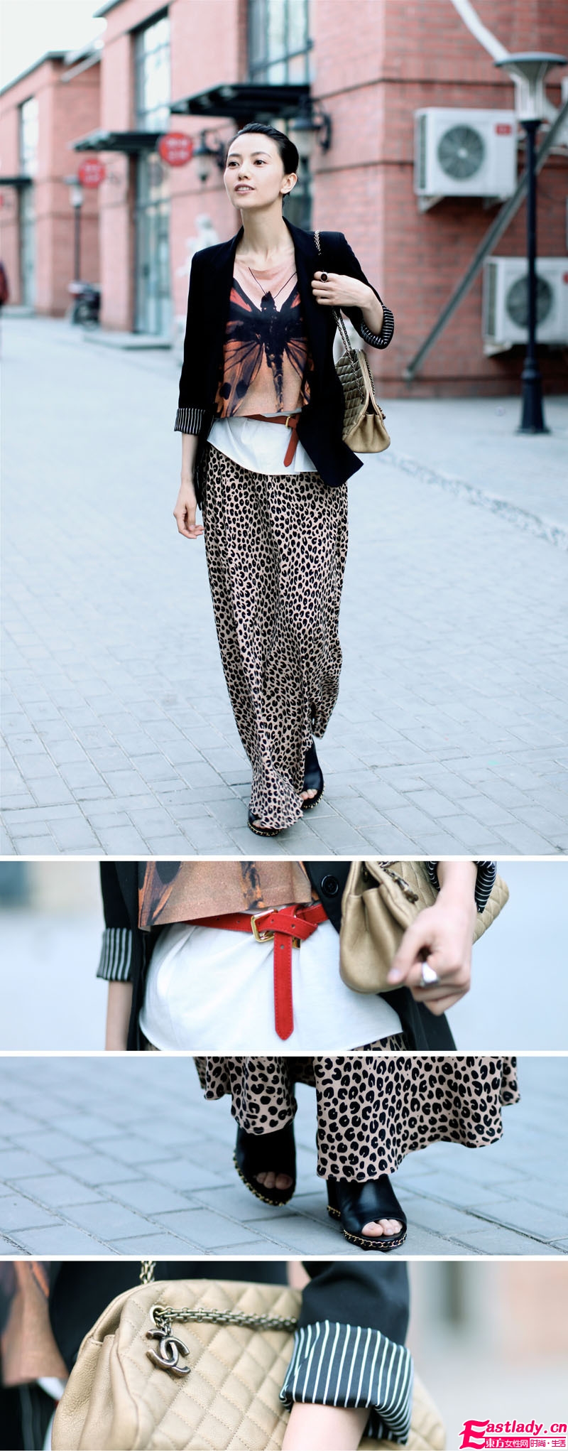 高圓圓八月街拍 展現(xiàn)歐美女神范兒