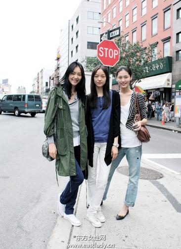 中國潮MM街頭街拍演繹青春活力